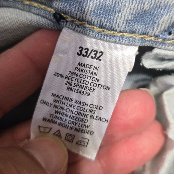 Aeropostale Athletic Skinny Premium Air Jean 33x32 - Picture 9 of 13